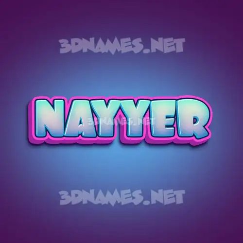 nayyer in Phat Purple style - 3D name wallpaper nayyer in Phat Purple style - 3D name wallpaper