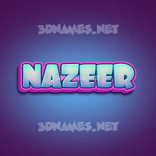 nazeer in Phat Purple style - 3D name wallpaper nazeer in Phat Purple style - 3D name wallpaper