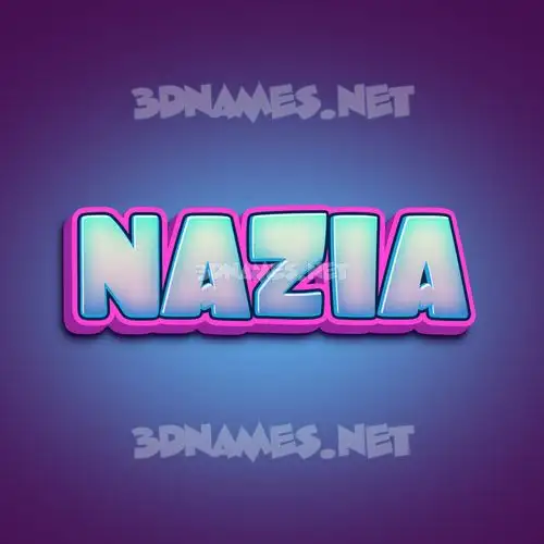nazia in Phat Purple style - 3D name wallpaper nazia in Phat Purple style - 3D name wallpaper