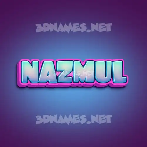 nazmul in Phat Purple style - 3D name wallpaper nazmul in Phat Purple style - 3D name wallpaper