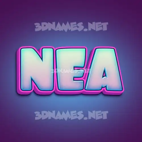 nea in Phat Purple style - 3D name wallpaper nea in Phat Purple style - 3D name wallpaper