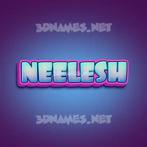 neelesh in Phat Purple style - 3D name wallpaper