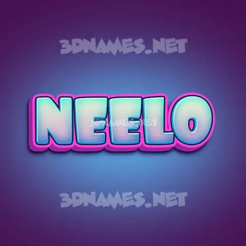 neelo in Phat Purple style - 3D name wallpaper neelo in Phat Purple style - 3D name wallpaper