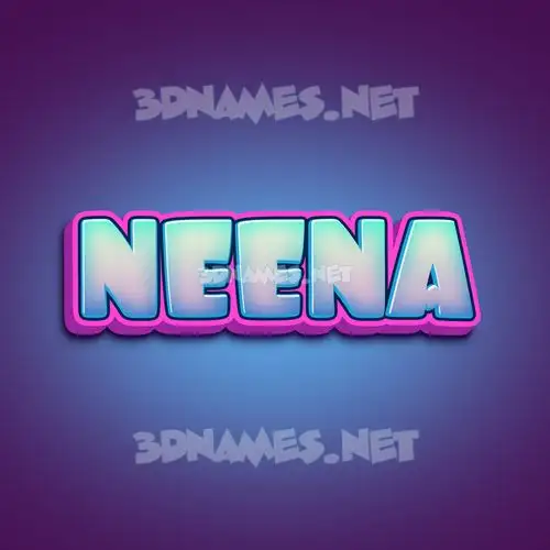neena in Phat Purple style - 3D name wallpaper neena in Phat Purple style - 3D name wallpaper