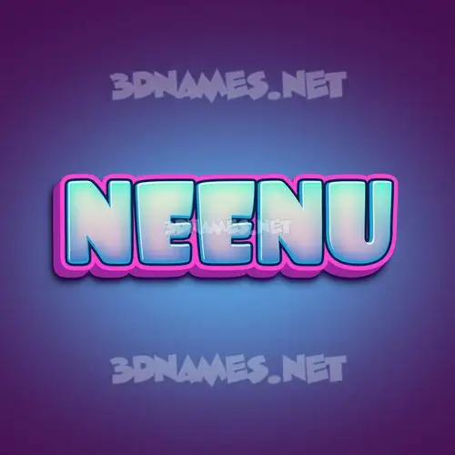 neenu in Phat Purple style - 3D name wallpaper neenu in Phat Purple style - 3D name wallpaper