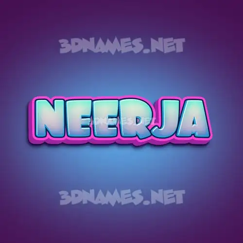 neerja in Phat Purple style - 3D name wallpaper neerja in Phat Purple style - 3D name wallpaper