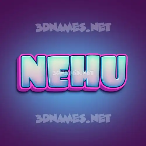 nehu in Phat Purple style - 3D name wallpaper nehu in Phat Purple style - 3D name wallpaper