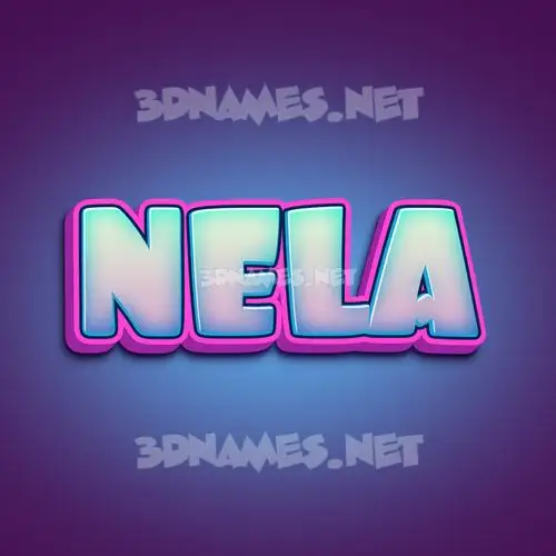 nela in Phat Purple style - 3D name wallpaper nela in Phat Purple style - 3D name wallpaper