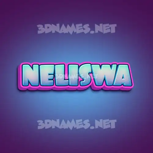 neliswa in Phat Purple style - 3D name wallpaper neliswa in Phat Purple style - 3D name wallpaper