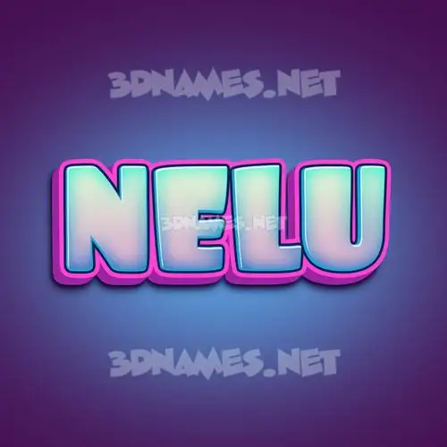 nelu in Phat Purple style - 3D name wallpaper nelu in Phat Purple style - 3D name wallpaper