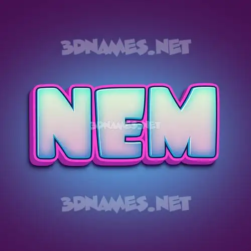 nem in Phat Purple style - 3D name wallpaper nem in Phat Purple style - 3D name wallpaper