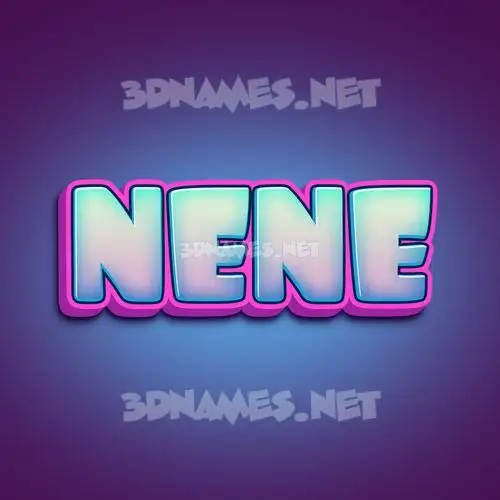 nene in Phat Purple style - 3D name wallpaper nene in Phat Purple style - 3D name wallpaper
