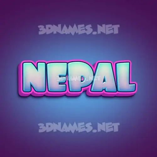 nepal in Phat Purple style - 3D name wallpaper nepal in Phat Purple style - 3D name wallpaper