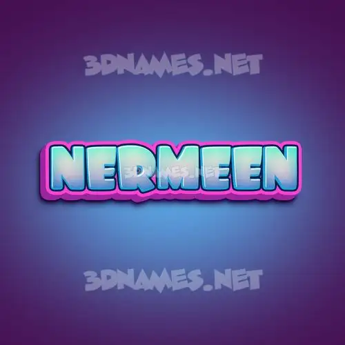 nermeen in Phat Purple style - 3D name wallpaper nermeen in Phat Purple style - 3D name wallpaper