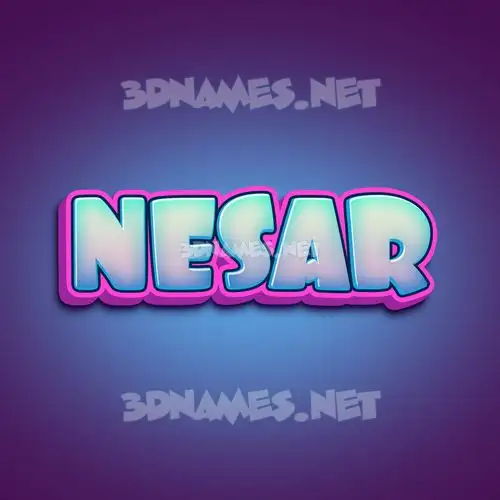 nesar in Phat Purple style - 3D name wallpaper nesar in Phat Purple style - 3D name wallpaper