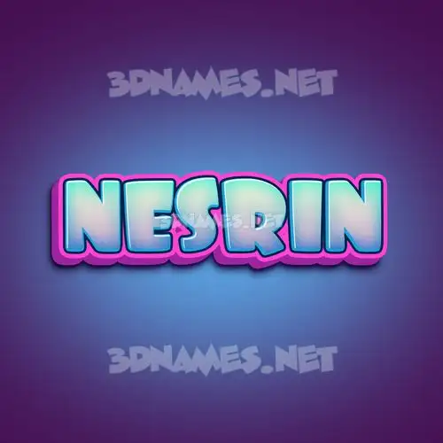 nesrin in Phat Purple style - 3D name wallpaper nesrin in Phat Purple style - 3D name wallpaper