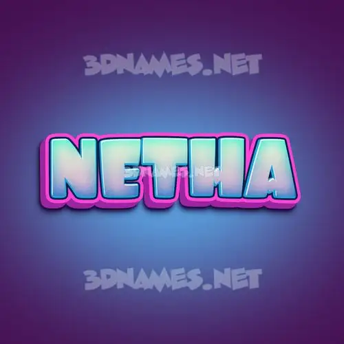 netha in Phat Purple style - 3D name wallpaper netha in Phat Purple style - 3D name wallpaper