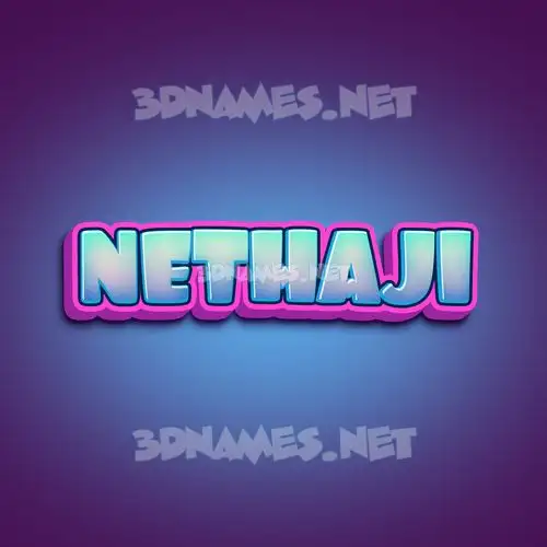 nethaji in Phat Purple style - 3D name wallpaper nethaji in Phat Purple style - 3D name wallpaper