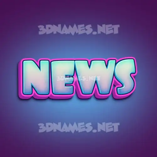 news in Phat Purple style - 3D name wallpaper news in Phat Purple style - 3D name wallpaper
