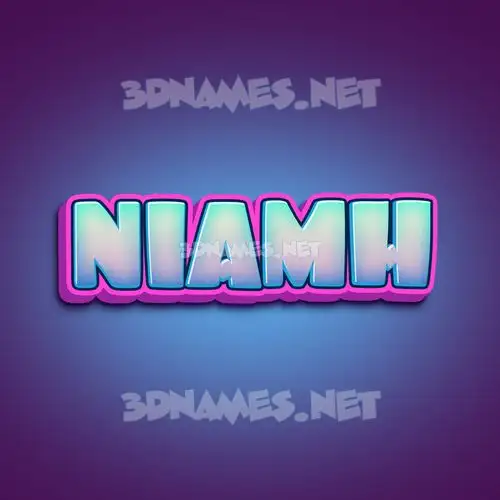 niamh in Phat Purple style - 3D name wallpaper niamh in Phat Purple style - 3D name wallpaper