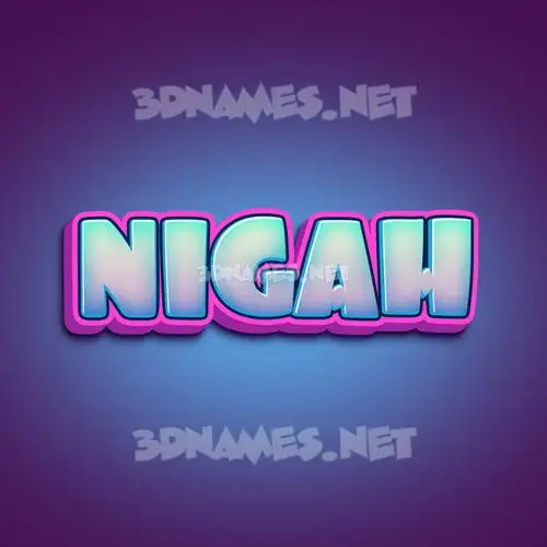 nigah in Phat Purple style - 3D name wallpaper nigah in Phat Purple style - 3D name wallpaper