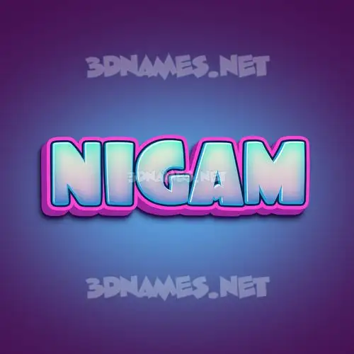 nigam in Phat Purple style - 3D name wallpaper nigam in Phat Purple style - 3D name wallpaper