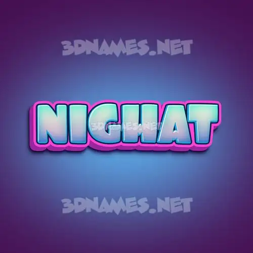 nighat in Phat Purple style - 3D name wallpaper nighat in Phat Purple style - 3D name wallpaper