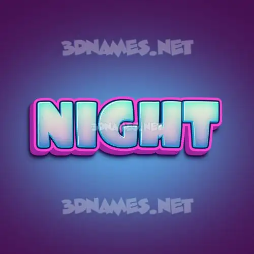 night in Phat Purple style - 3D name wallpaper night in Phat Purple style - 3D name wallpaper