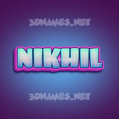 nikhil in Phat Purple style - 3D name wallpaper nikhil in Phat Purple style - 3D name wallpaper