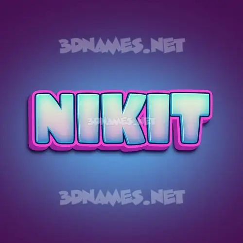 nikit in Phat Purple style - 3D name wallpaper nikit in Phat Purple style - 3D name wallpaper