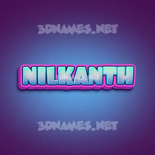 nilkanth in Phat Purple style - 3D name wallpaper nilkanth in Phat Purple style - 3D name wallpaper
