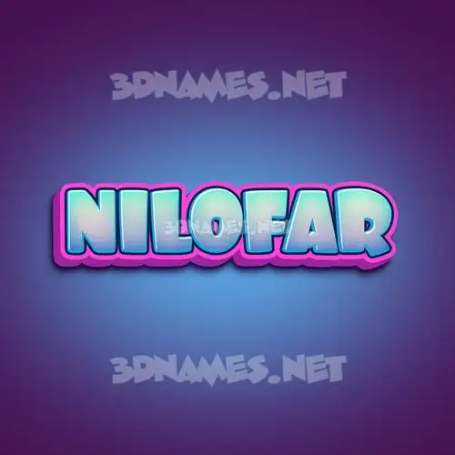 nilofar in Phat Purple style - 3D name wallpaper nilofar in Phat Purple style - 3D name wallpaper