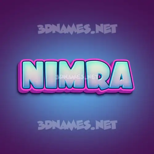 nimra in Phat Purple style - 3D name wallpaper nimra in Phat Purple style - 3D name wallpaper