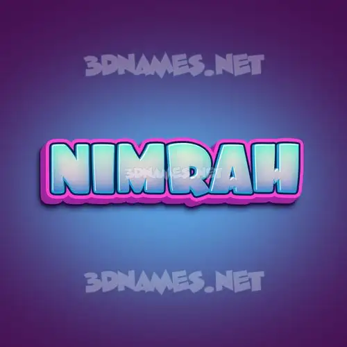 nimrah in Phat Purple style - 3D name wallpaper nimrah in Phat Purple style - 3D name wallpaper