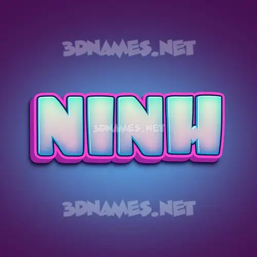 ninh in Phat Purple style - 3D name wallpaper ninh in Phat Purple style - 3D name wallpaper