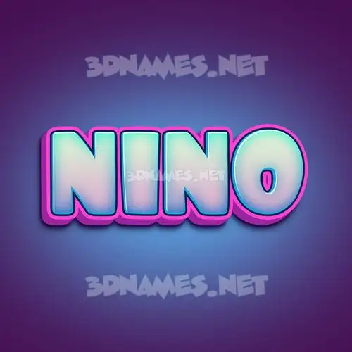 nino in Phat Purple style - 3D name wallpaper nino in Phat Purple style - 3D name wallpaper