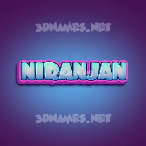 niranjan in Phat Purple style - 3D name wallpaper