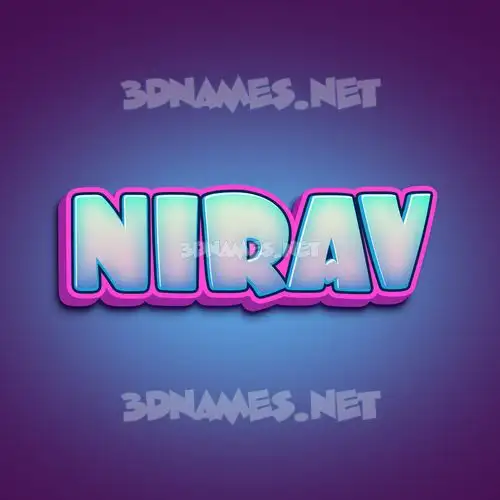nirav in Phat Purple style - 3D name wallpaper nirav in Phat Purple style - 3D name wallpaper