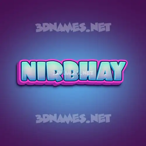 nirbhay in Phat Purple style - 3D name wallpaper nirbhay in Phat Purple style - 3D name wallpaper