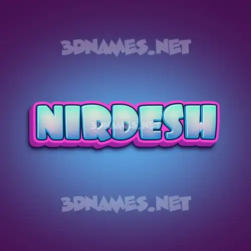 nirdesh in Phat Purple style - 3D name wallpaper nirdesh in Phat Purple style - 3D name wallpaper