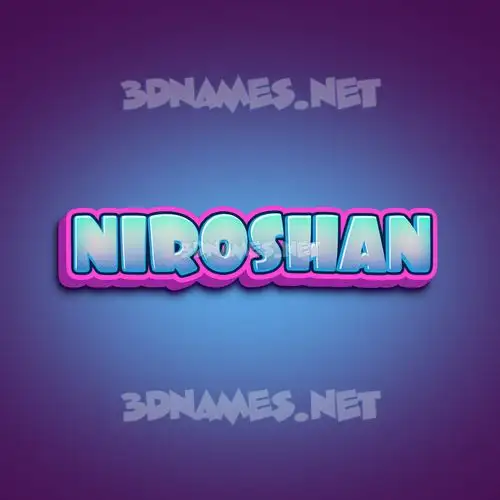 niroshan in Phat Purple style - 3D name wallpaper niroshan in Phat Purple style - 3D name wallpaper