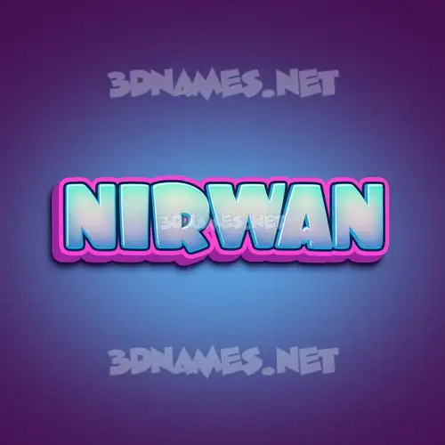nirwan in Phat Purple style - 3D name wallpaper nirwan in Phat Purple style - 3D name wallpaper