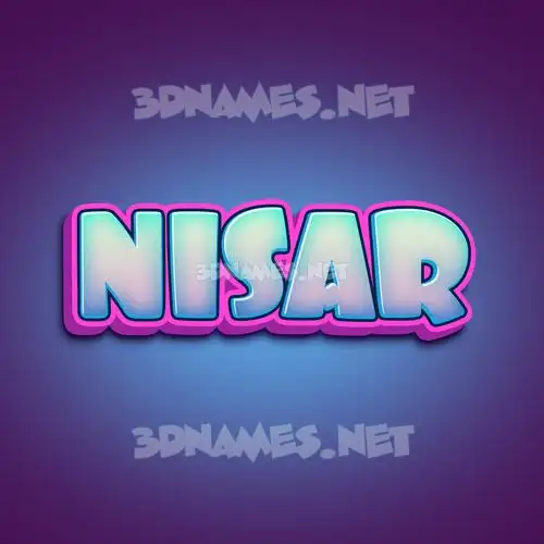 nisar in Phat Purple style - 3D name wallpaper nisar in Phat Purple style - 3D name wallpaper