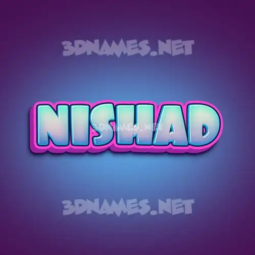 nishad in Phat Purple style - 3D name wallpaper nishad in Phat Purple style - 3D name wallpaper