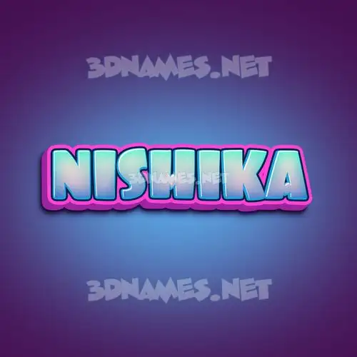 nishika in Phat Purple style - 3D name wallpaper nishika in Phat Purple style - 3D name wallpaper