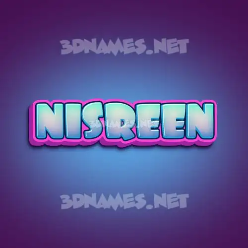 nisreen in Phat Purple style - 3D name wallpaper nisreen in Phat Purple style - 3D name wallpaper