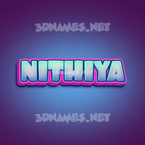 nithiya in Phat Purple style - 3D name wallpaper nithiya in Phat Purple style - 3D name wallpaper