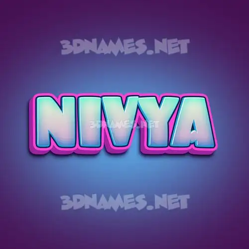 nivya in Phat Purple style - 3D name wallpaper nivya in Phat Purple style - 3D name wallpaper