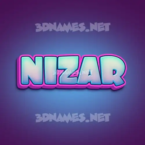 nizar in Phat Purple style - 3D name wallpaper nizar in Phat Purple style - 3D name wallpaper