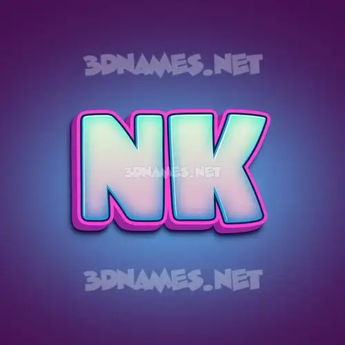 nk in Phat Purple style - 3D name wallpaper nk in Phat Purple style - 3D name wallpaper